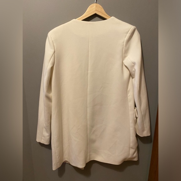 Harlowe & Graham Open Blazer - White (Size XS) - Picture 2 of 2